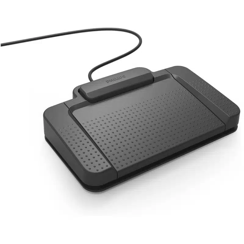 Philips ACC2330 Transcriptie voetschakelaar met 4 pedalen