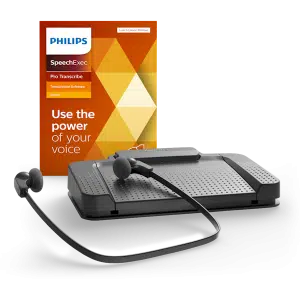 Philips TranscriptieSet LFH7277 met SpeechExec Pro Transcribe versie 11 software (met netwerk ondersteuning)