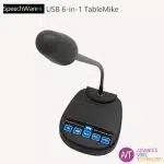 SpeechWare 6-in-1 tafelmicrofoon - De perfecte microfoon voor o.a. Dragon spraakherkenning - Bij AVT Benelux