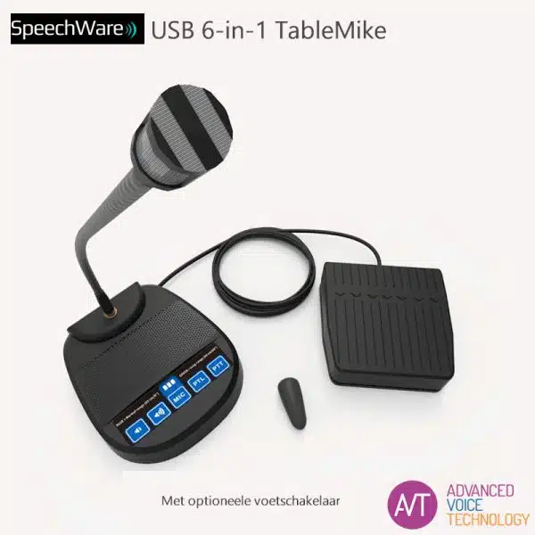 Tablemike Speaking SpeechWare TableMike 6-in-1 tafelmicrofoon voor Dragon | Bij AVT
