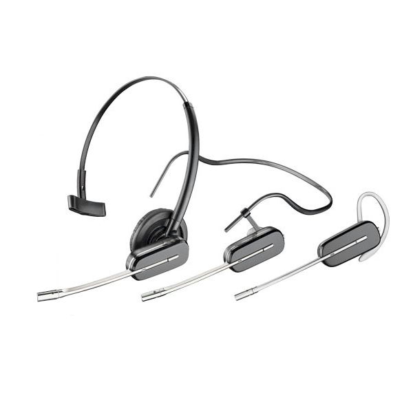 Plantronics Savi W440 DECT-headset - 3 draagmethodes