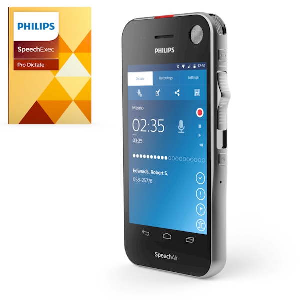 Philips Speech Air Dicteer recorder PSP1200 met SpeechExec Pro