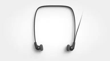 Lichtgewicht stereo hoofdtelefoon ontworpen voor het beluisteren van de opgenomen