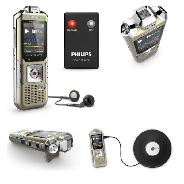 Philips VoiceTracer DVT6500 voor interviews, kleine vergaderingen en muziek