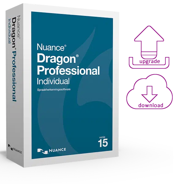 Dragon Professional Individual 15 spraakherkenningssoftware als elektronische download