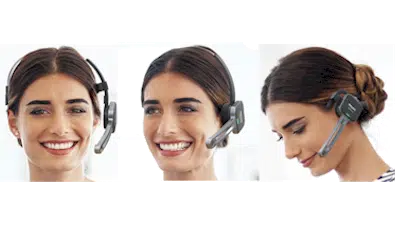Philips SpeechOne PSM6000 dicteer headset met drie draagstijlen
