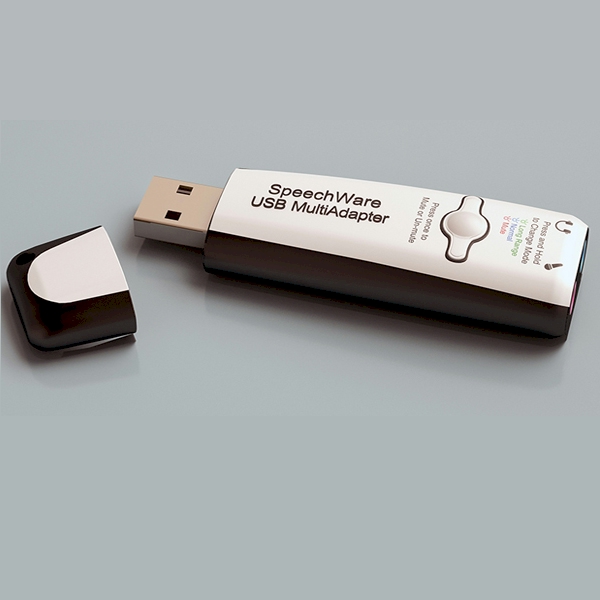 SpeechWare USB MultiAdapter voor super geluidsonderdrukking bij opnames