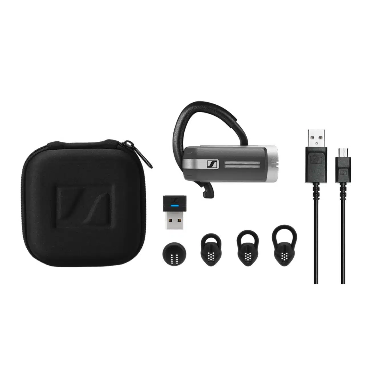 Epos Sennheiser Presence Grey UC - Wat wordt er meegeleverd - bij AVT Benelux