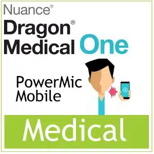 Spraak naar tekst -Medische Spraakherkenning -Dragon Medical One - PowerMic Mobile -Bestellen bij AVT - De Officiële partner van Nuance