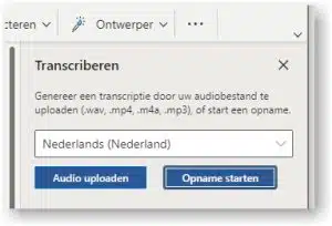 Een audiobestand uploaden