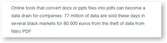 AVT Blog: on-line pdf-diensten zijn gevaarlijk
