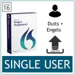 Nuance Dragon Professional 16 - UPGRADE - Single User - Duits+Engels - Bij AVT