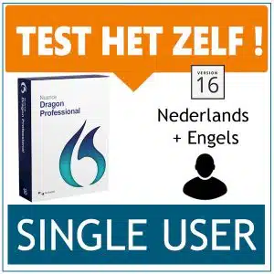 Dragon Professional 16 Single User- Doe de proefrit - Test het zelf