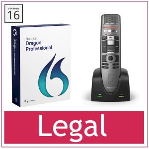Nuance Dragon Legal voor juridische spraakherkenning - met Philips SMP4000 SpeechMike Premium Air handmicrofoon - Bij AVT, de specialist