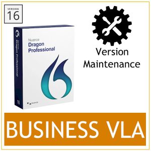 Nuance Dragon Professional 16 Business VLA - Version Maintenance - kies het aantal licenties - Bij AVT