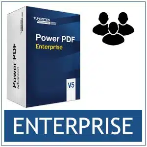 Tungsten Power PDF 5 - Advanced - VLA - Multi-license versie van de PowerPDF software - verkrijgbaar Bij AVT - De Specialist