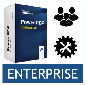 Tungsten Power PDF 5 - Advanced - VLA - inclusief Version Maintenance abonnement - Multi-license versie van de PowerPDF software - verkrijgbaar Bij AVT - De Specialist