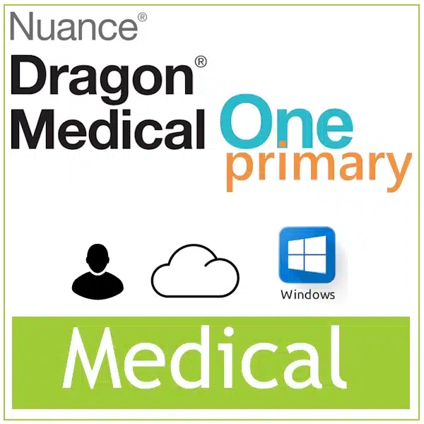 Spraak naar tekst - spraakherkenning voor Medici - Dragon Medical One - Voor Windows - Bij AVT, uw officiële Dragon Medical One - Primary - non-hospital use - verkooppunt