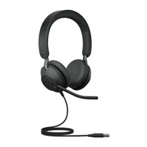 Jabra Evolve2 40 - Stereo headset met noise cancelling microfoon - zeer geschikt voor gebruik met Dragon spraakherkenning