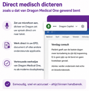 Direct dicteren met Microsoft Dragon Copilot Flex